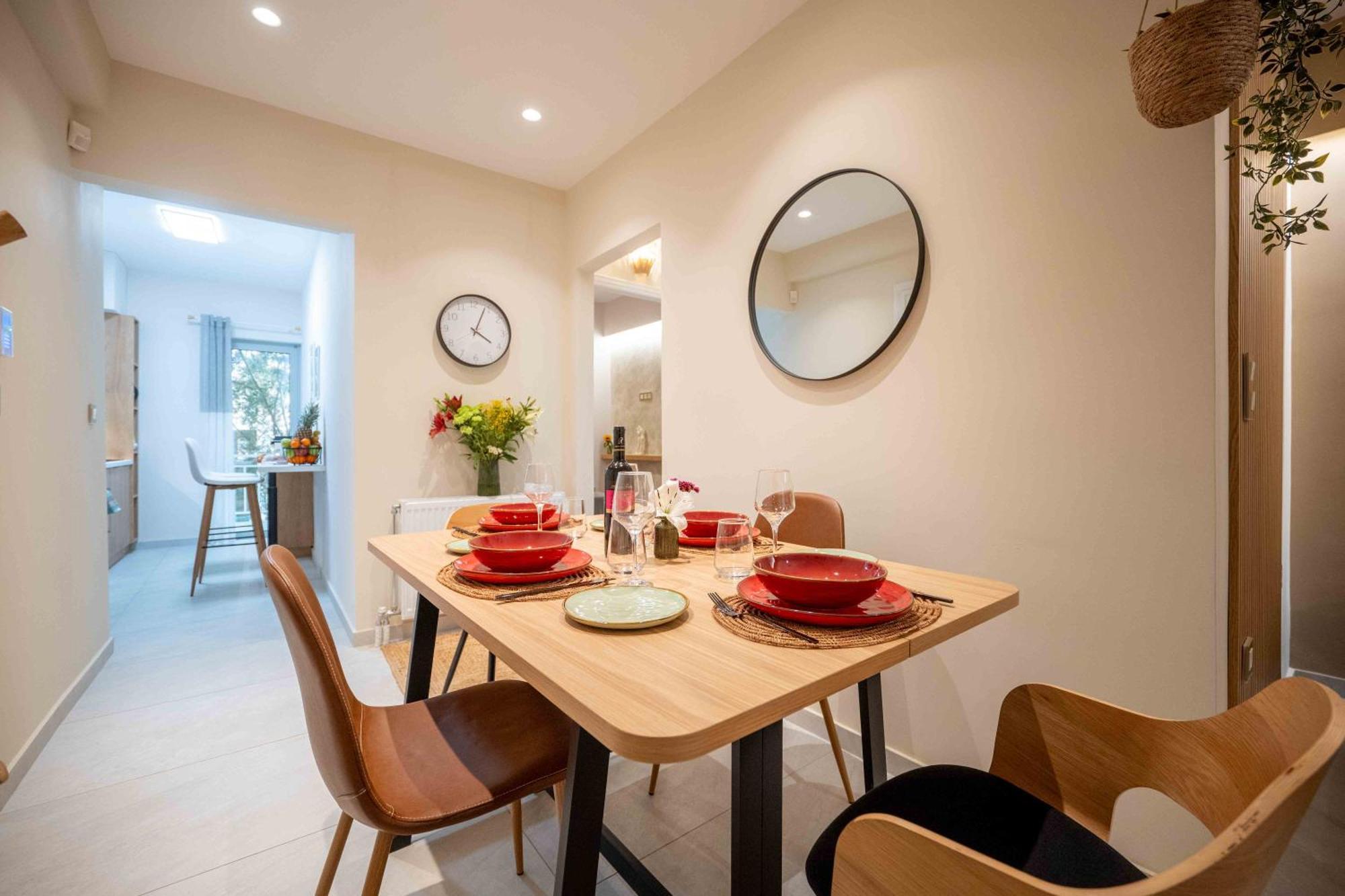 Cozy Appartement Athene Buitenkant foto